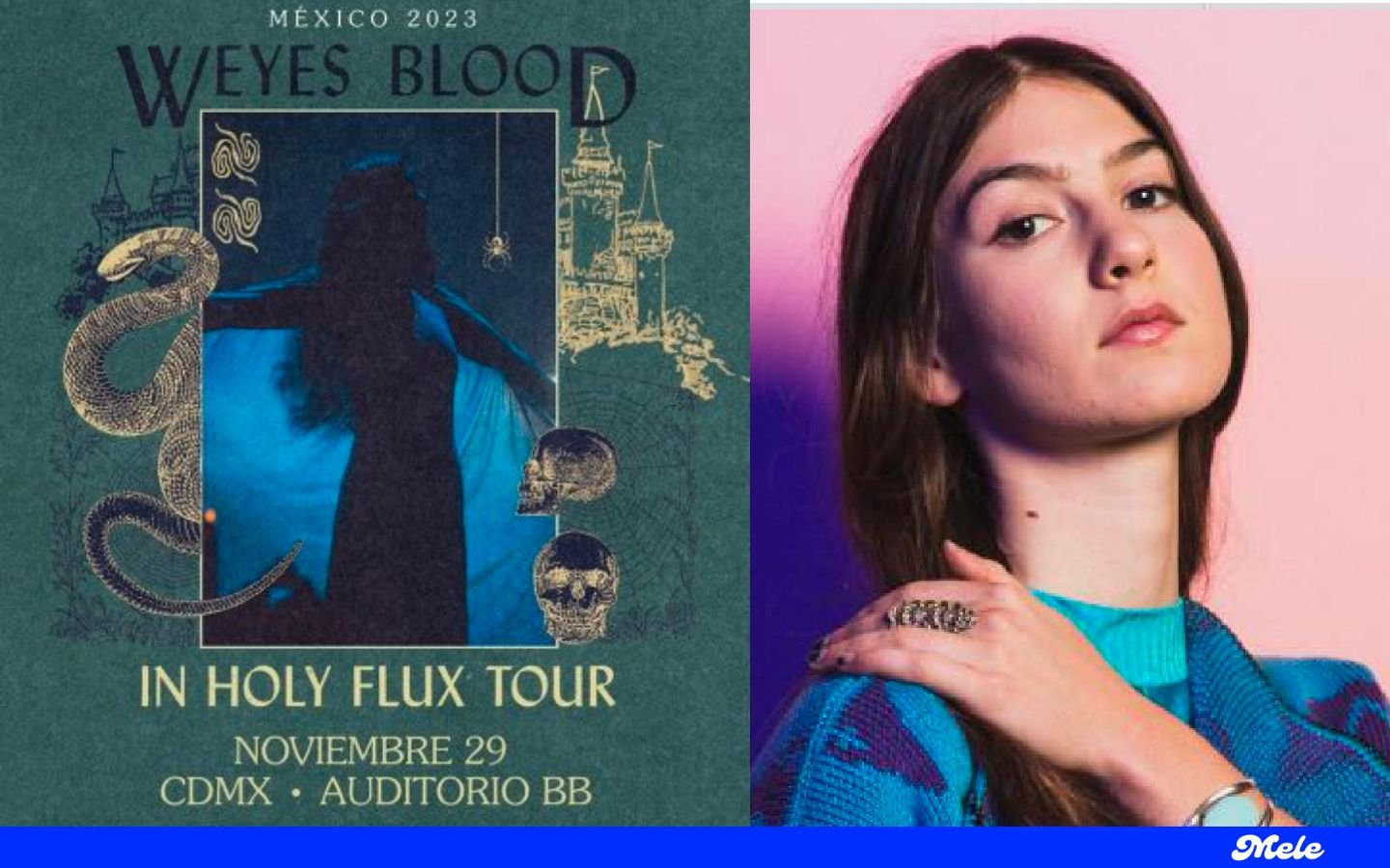 Por primera vez Weyes Blood en México 2023 - Mele Moeuhane